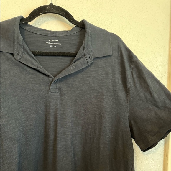 Vince Classic Slub Polo Shirt - Picture 5 of 9